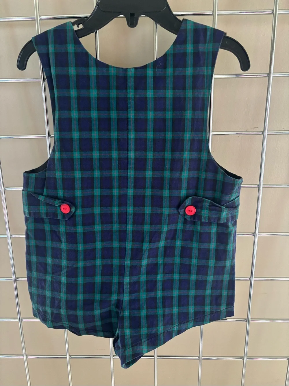 Vintage Penguin Santa Hat Embroidered One-Piece Romper 2T